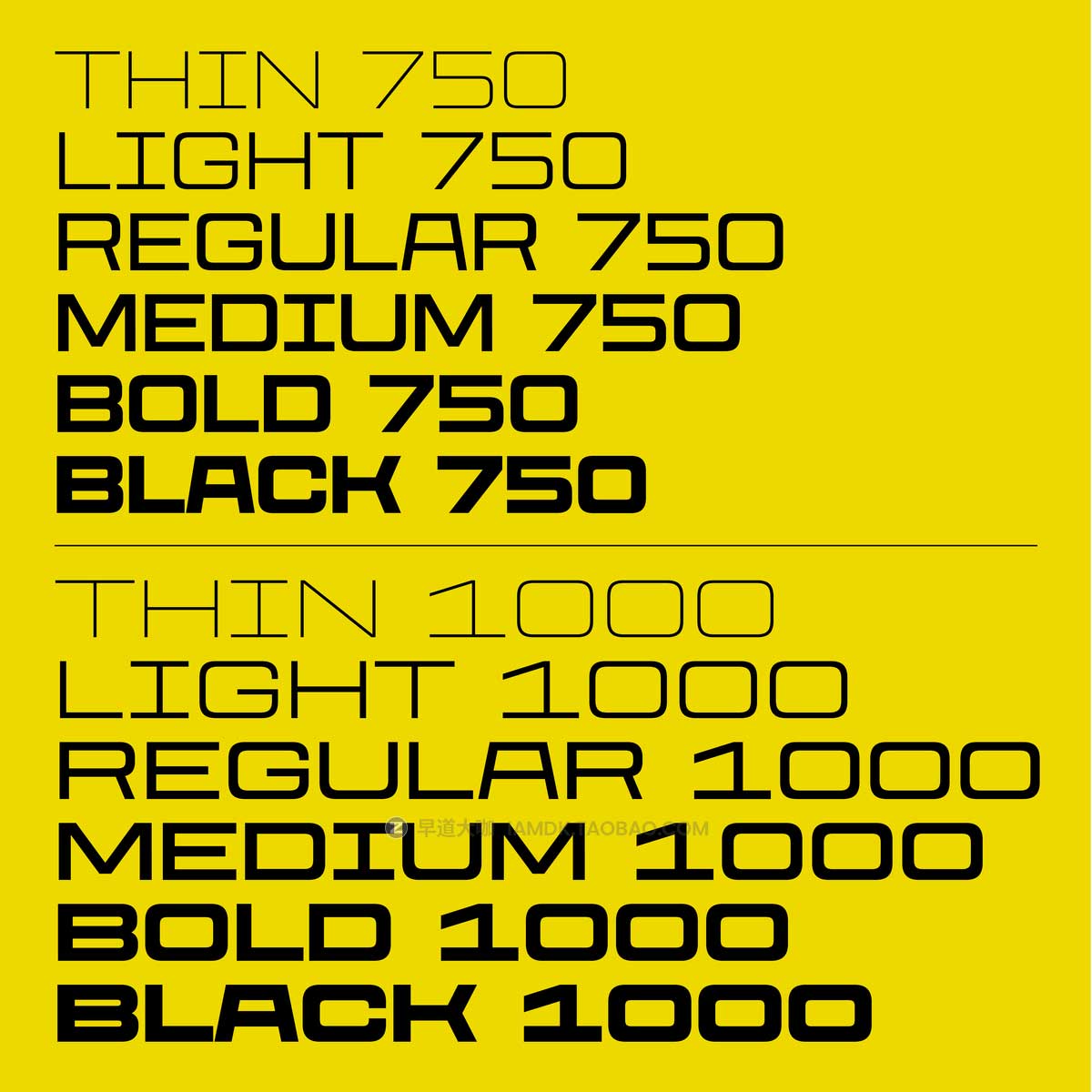 20世纪复古工业几何风海报标题LOGO设计PSPROCREATE西文字体安装包 CoFo Peshka Font Family插图13