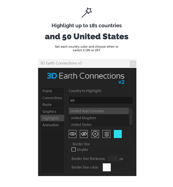AE模板 科技感三维地球世界地图任意国家地点连线动画 Videohive – 3D Earth Connections V2插图9