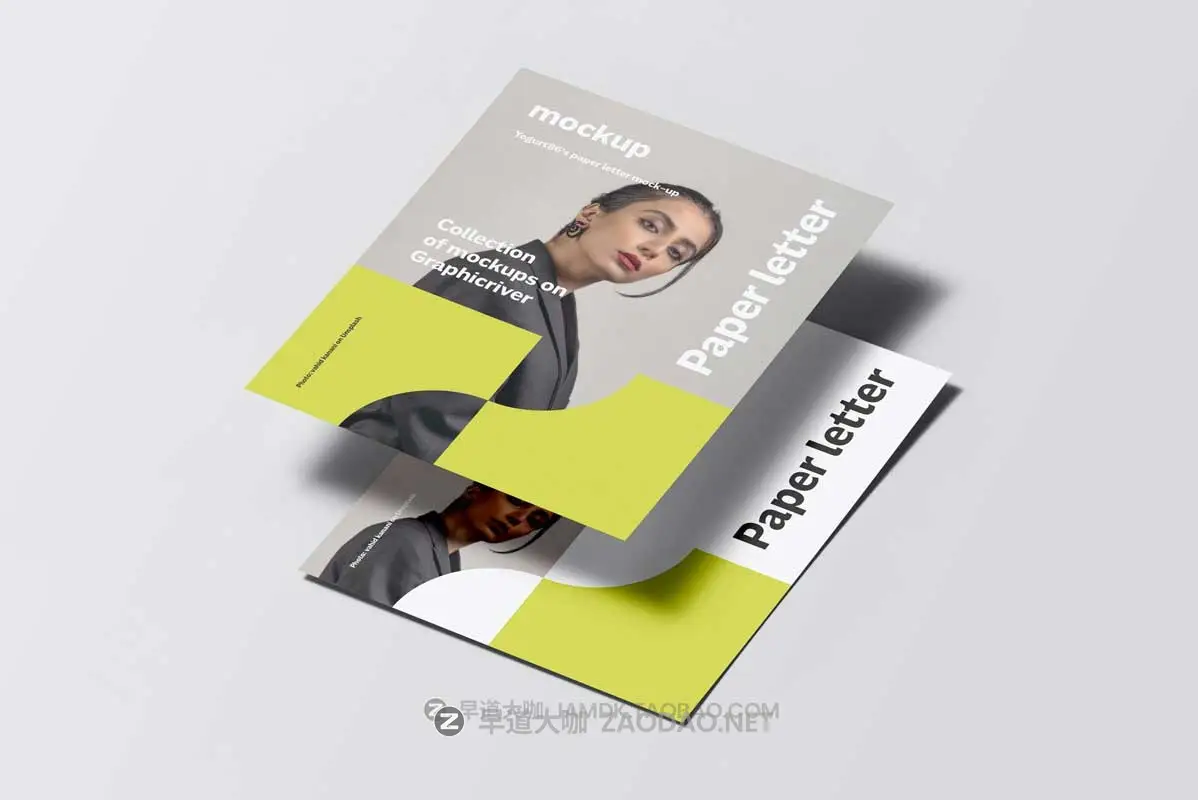 11款逼真宣传单页海报招贴设计展示效果图PSD样机模板素材 Paper Letter Mock-up插图5 11款逼真宣传单页海报招贴设计展示效果图PSD样机模板素材 Paper Letter Mock-up插图5