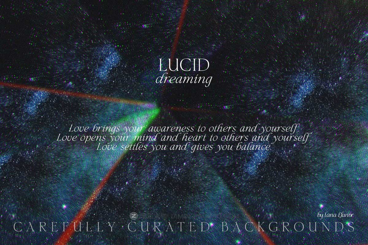30款时尚梦幻活力抽象艺术棱镜反射漏光海报设计背景图片素材 LUCID DREAMING abstract psychedelic插图5