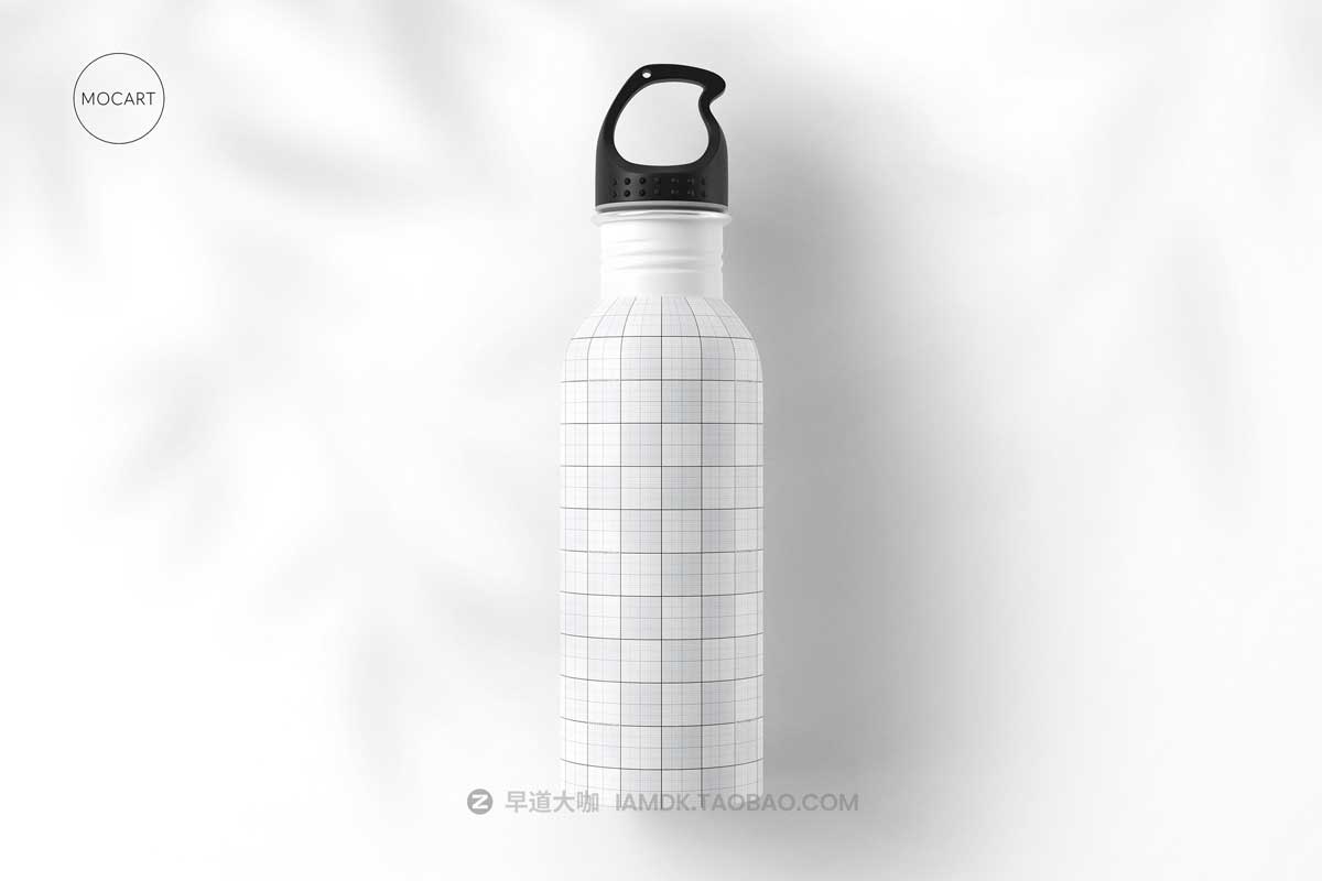 7款时尚骑行不锈钢保温水杯设计PS展示贴图样机模板合集 Stainless Steel Water Bottle Mockup Set 3插图12