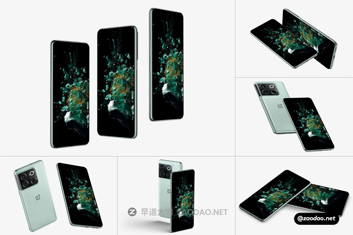20款时尚逼真安卓OnePlus 10T一加手机屏幕贴图演示PSD样机模板设计素材 OnePlus 10T Mockups插图 20款时尚逼真安卓OnePlus 10T一加手机屏幕贴图演示PSD样机模板设计素材 OnePlus 10T Mockups插图