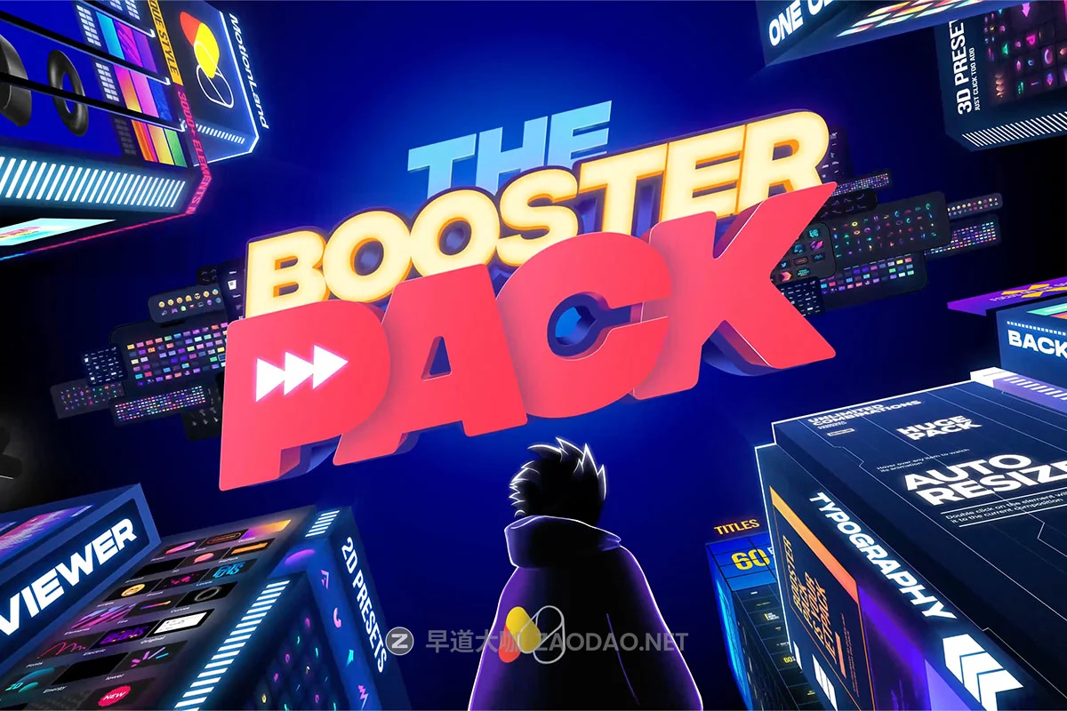 AE脚本 3000组时尚创意标题排版转场音效背景图标社交媒体图形动画预设 Videohive – Booster Pack – Best Motion Graphics Pack插图 AE脚本 3000组时尚创意标题排版转场音效背景图标社交媒体图形动画预设 Videohive – Booster Pack – Best Motion Graphics Pack插图