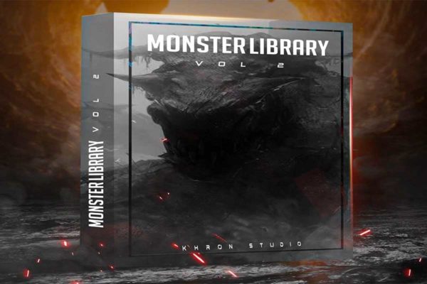 107组未来科幻超大怪物怪兽生物攻击死亡脚步声音效素材包 Khron Studio Monster Library Vol 2