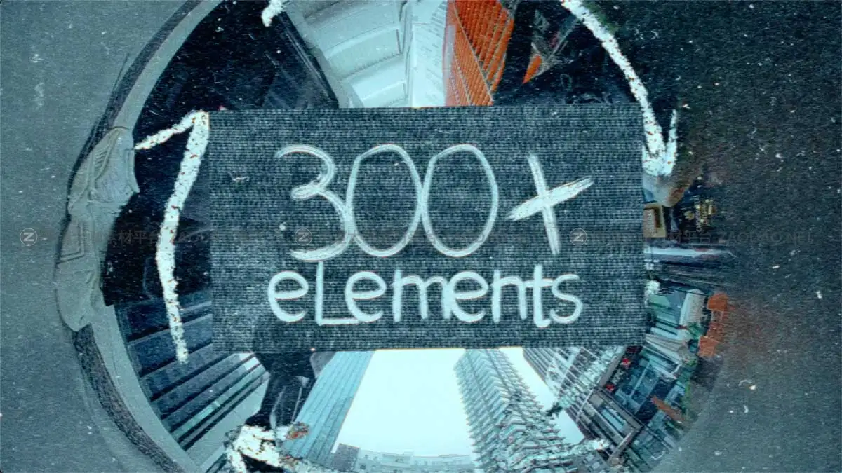 300+组4K高清嘻哈街头手绘涂鸦字母数字抽象符号线条图形MOV视频设计素材包 Acidbite – Animated Markers Pack 4K插图5