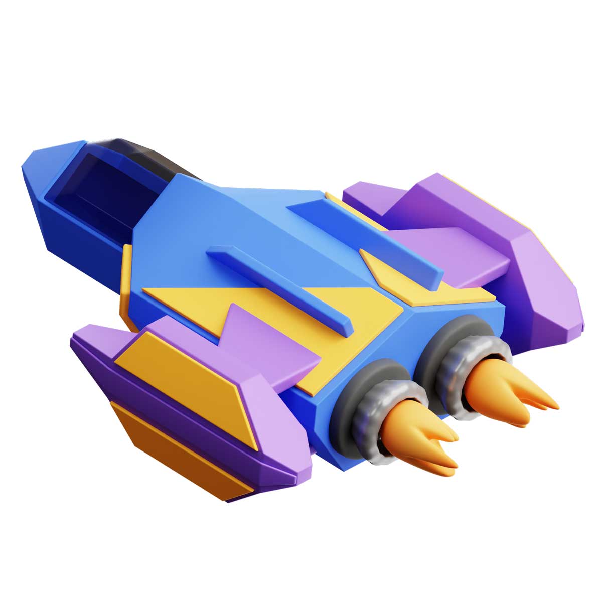 32款高级卡通创意太空宇宙行星飞船3D图标Icons设计素材合集 Space 3D Icon Pack插图18