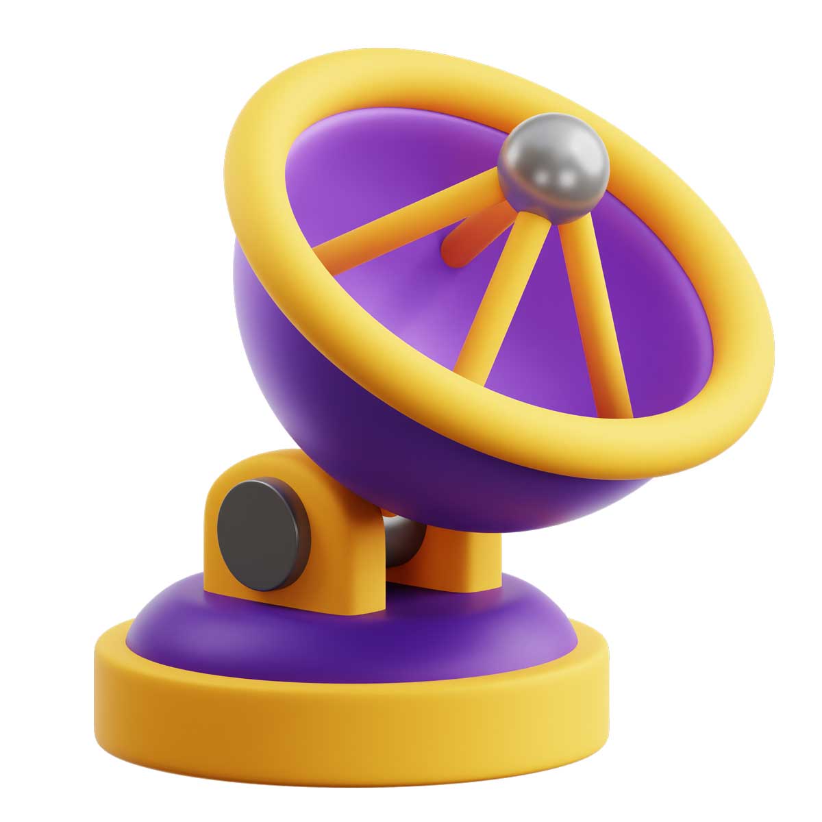32款高级卡通创意太空宇宙行星飞船3D图标Icons设计素材合集 Space 3D Icon Pack插图24