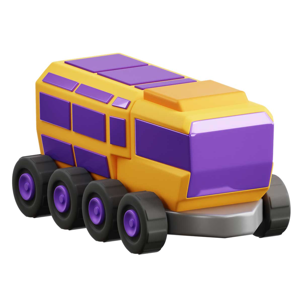32款高级卡通创意太空宇宙行星飞船3D图标Icons设计素材合集 Space 3D Icon Pack插图27
