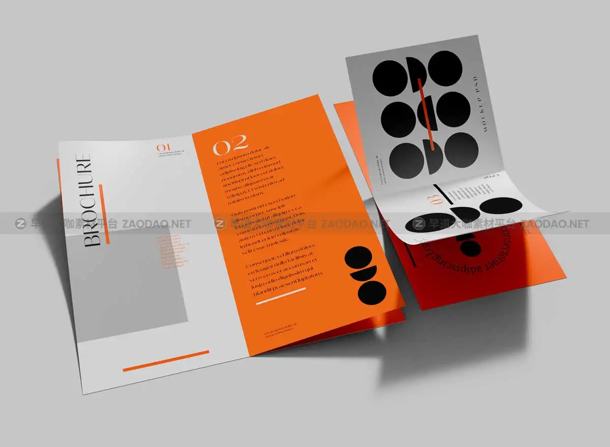 7款时尚宣传画册杂志折页设计展示贴图PSD样机模板素材 Magazine Mockup插图7