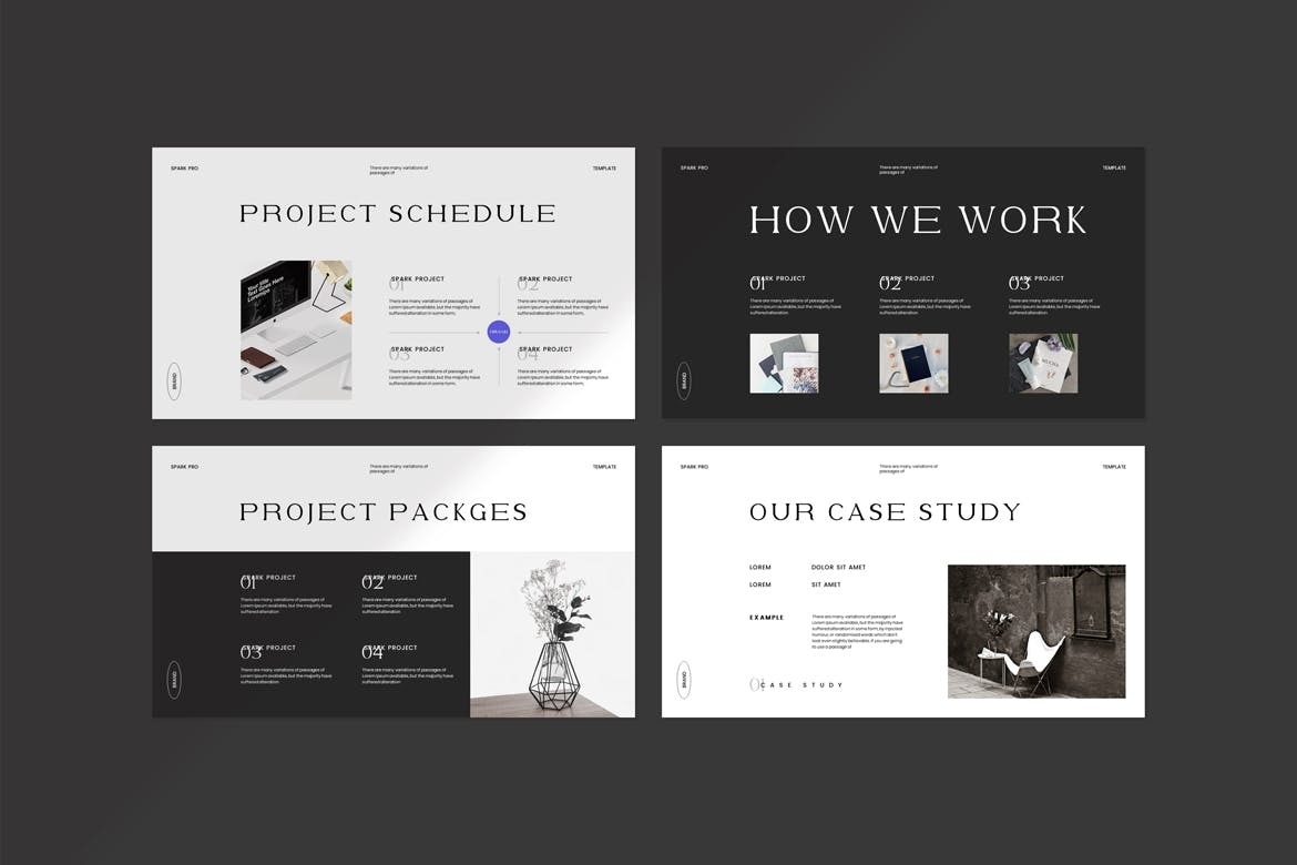 现代极简品牌营销策划图文排版设计ppt模板 Brand Proposal Presentation插图3