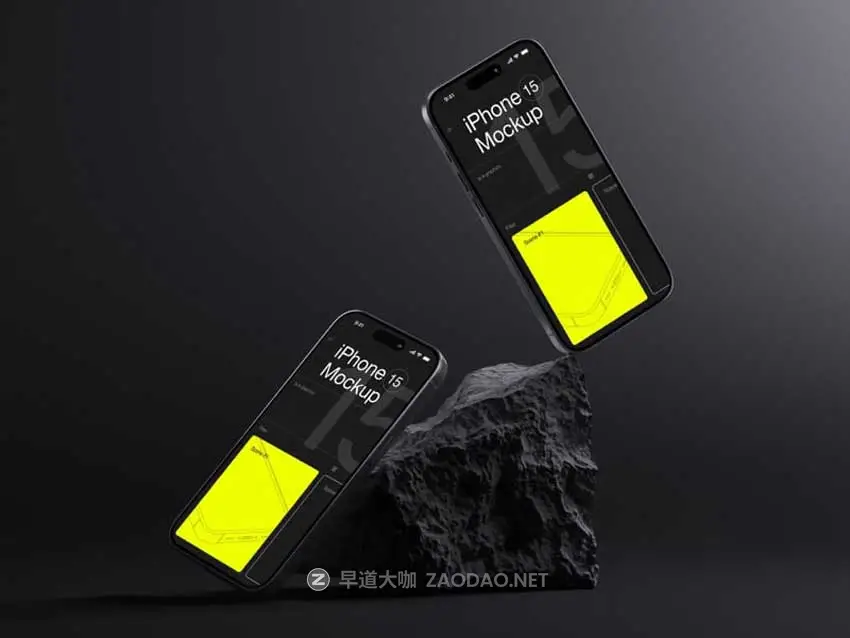 16款工业黑化风苹果手机iPhone 15 Pro屏幕演示效果图PSD样机模板 I-Mockups: iPhone 15 Pro插图6 16款工业黑化风苹果手机iPhone 15 Pro屏幕演示效果图PSD样机模板 I-Mockups: iPhone 15 Pro插图6