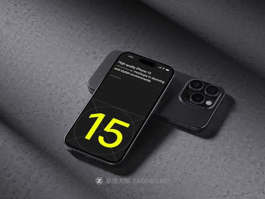 16款工业黑化风苹果手机iPhone 15 Pro屏幕演示效果图PSD样机模板 I-Mockups: iPhone 15 Pro插图9 16款工业黑化风苹果手机iPhone 15 Pro屏幕演示效果图PSD样机模板 I-Mockups: iPhone 15 Pro插图9