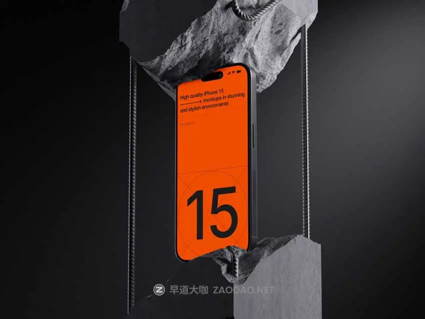 16款工业黑化风苹果手机iPhone 15 Pro屏幕演示效果图PSD样机模板 I-Mockups: iPhone 15 Pro插图16 16款工业黑化风苹果手机iPhone 15 Pro屏幕演示效果图PSD样机模板 I-Mockups: iPhone 15 Pro插图16
