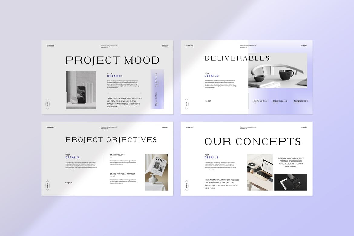 现代极简品牌营销策划图文排版设计ppt模板 Brand Proposal Presentation插图7