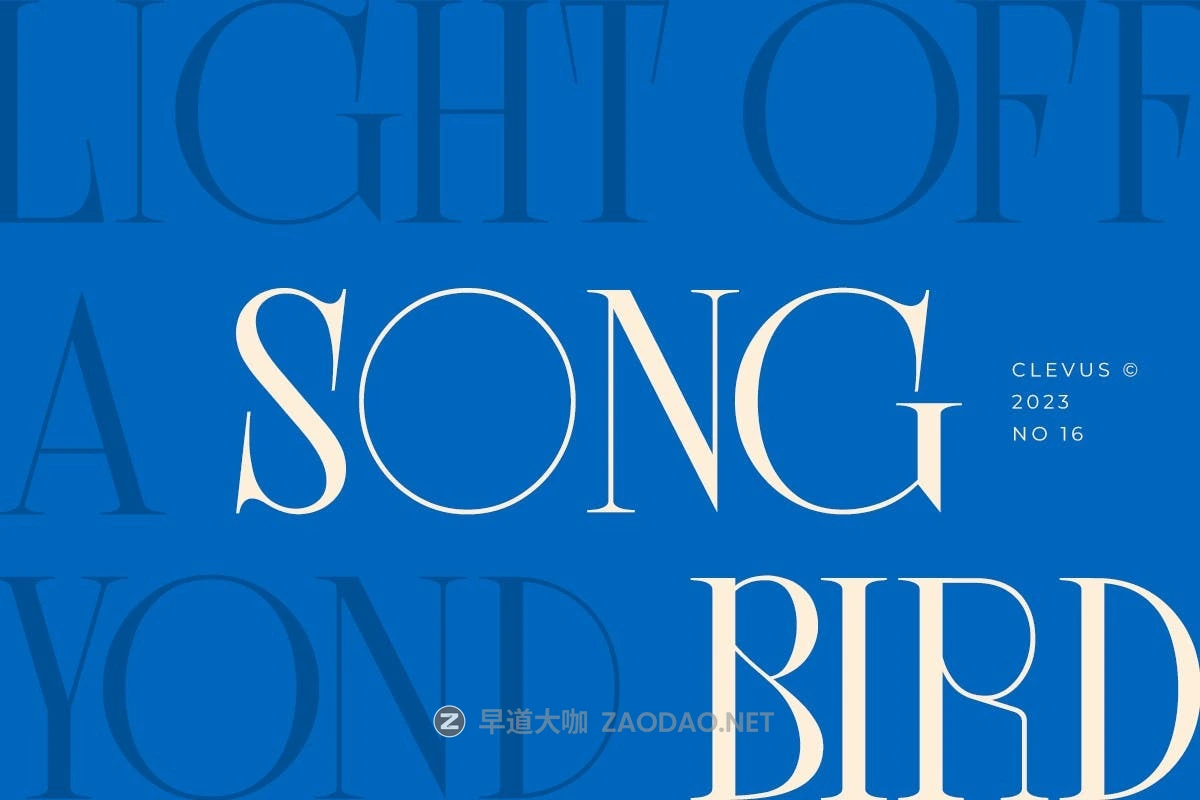 现代复古品牌杂志标识设计衬线英文字体安装包 Song Bird Modern Serif插图 现代复古品牌杂志标识设计衬线英文字体安装包 Song Bird Modern Serif插图