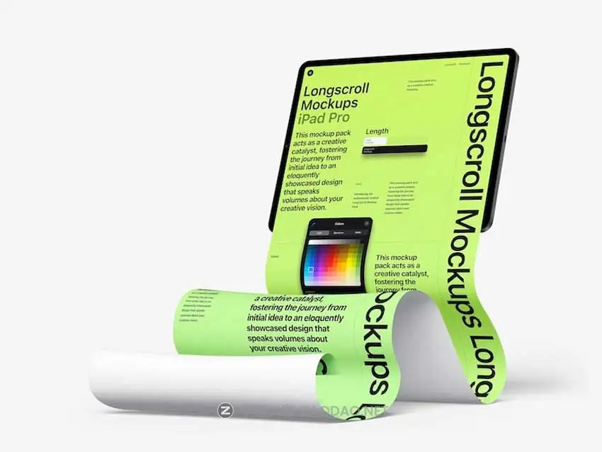 8款高级长卷轴APP网页界面设计作品集展示贴图PSD样机模板 iPad and iPhone Longscroll Mockups by ls.graphics插图3 8款高级长卷轴APP网页界面设计作品集展示贴图PSD样机模板 iPad and iPhone Longscroll Mockups by ls.graphics插图3