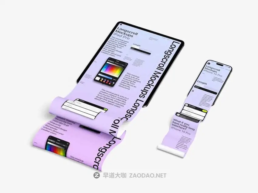 8款高级长卷轴APP网页界面设计作品集展示贴图PSD样机模板 iPad and iPhone Longscroll Mockups by ls.graphics插图8 8款高级长卷轴APP网页界面设计作品集展示贴图PSD样机模板 iPad and iPhone Longscroll Mockups by ls.graphics插图8