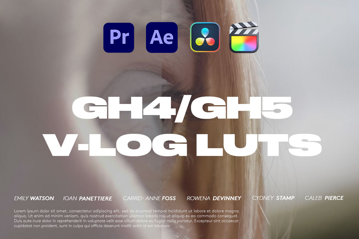 LUTs预设 解决GH4/GH5使用V – LOG拍摄风格化视频调色 Daniel John Peters – GH4/GH5 V-LOG LUTS插图
