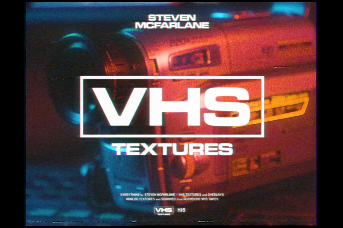 130+组复古怀旧信号故障磁带VHS颗粒纹理视频素材+音效 Steven Mcfarlane – VHS Textures插图
