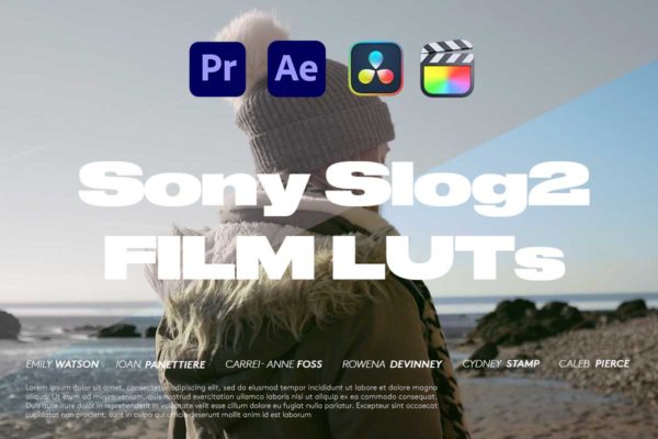 LUTs预设 风格化索尼专用电影视频调色+SLOG2转换LUT预设 Daniel John Peters – Sony Slog2 MOODY FILM LUTs