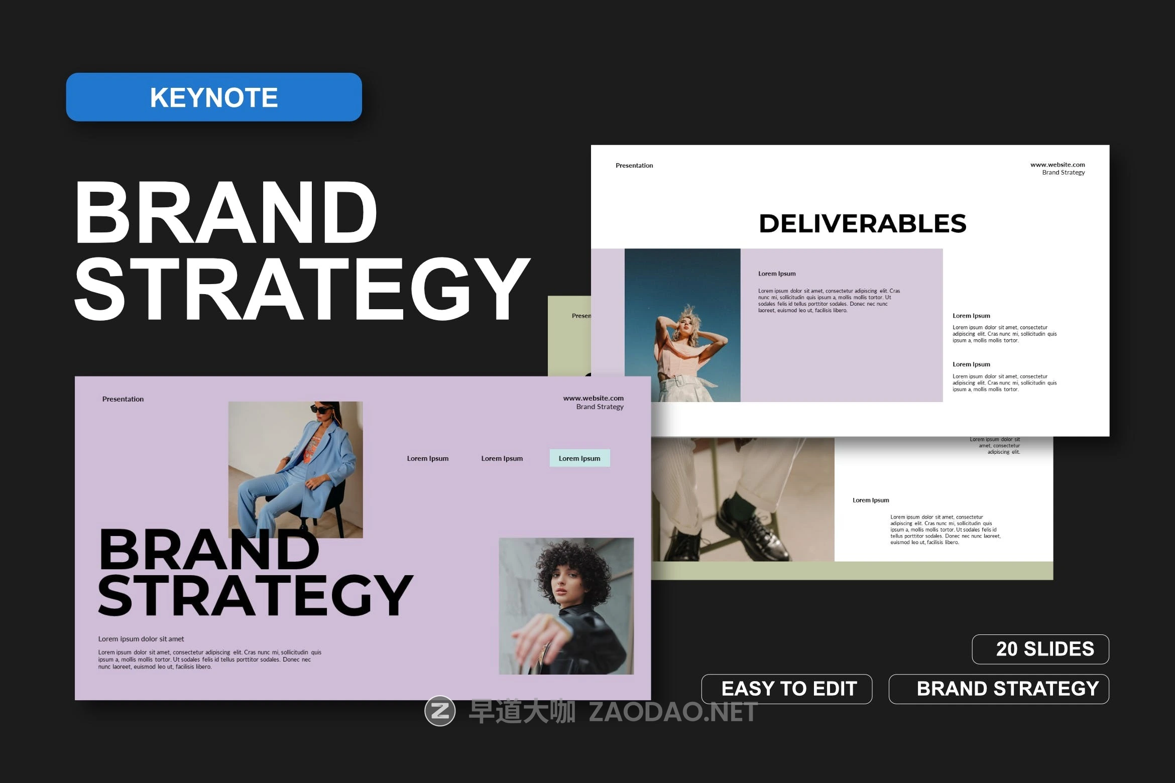 优雅简约企业营销策划演示文稿设计Keynote模板 Brand Strategy Keynote Template插图 优雅简约企业营销策划演示文稿设计Keynote模板 Brand Strategy Keynote Template插图