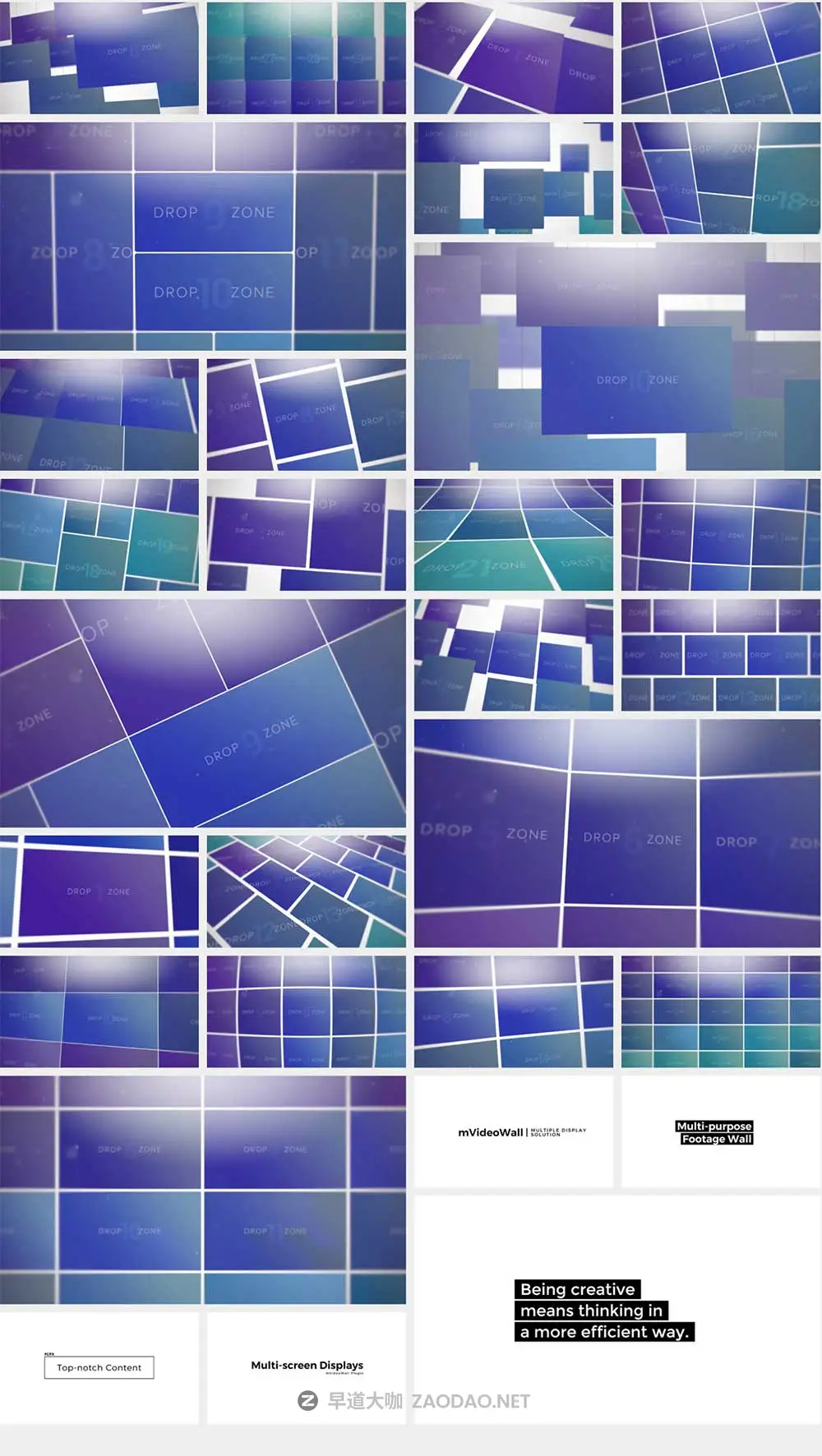 Fcpx插件 50个时尚通用多屏幕照片相册排版展示视频动画特效 MotionVFX – mVideowall插图6 Fcpx插件 50个时尚通用多屏幕照片相册排版展示视频动画特效 MotionVFX – mVideowall插图6