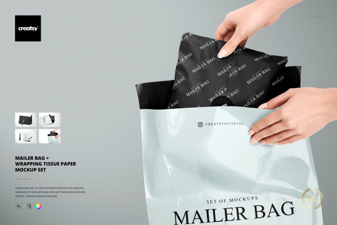 mailer-bag-wrapping-tissue-paper-mockup-set-1