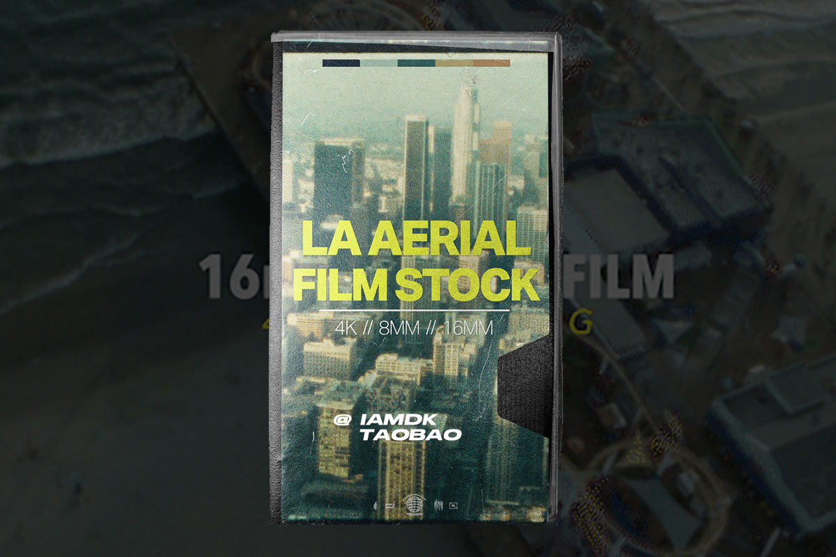 做旧复古VHS元素胶片风格航拍洛杉矶视频素材 Tropic Colour – LA AERIAL FILM STOCK FOOTAGE插图