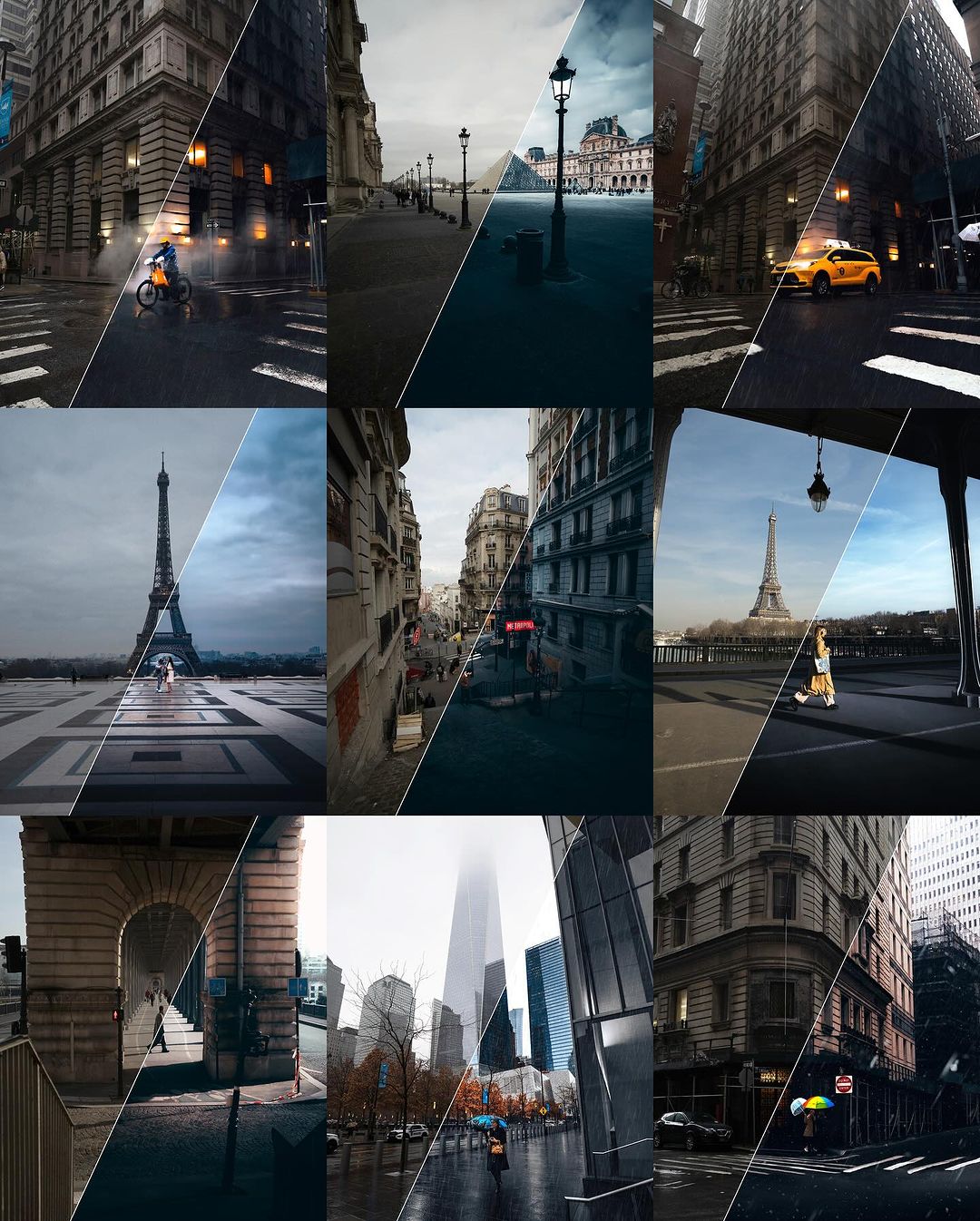 50组欧美风电影效果街拍雨天夜景照片调色LR预设包 Tomasm Studio – Film Look Lightroom Presets插图8
