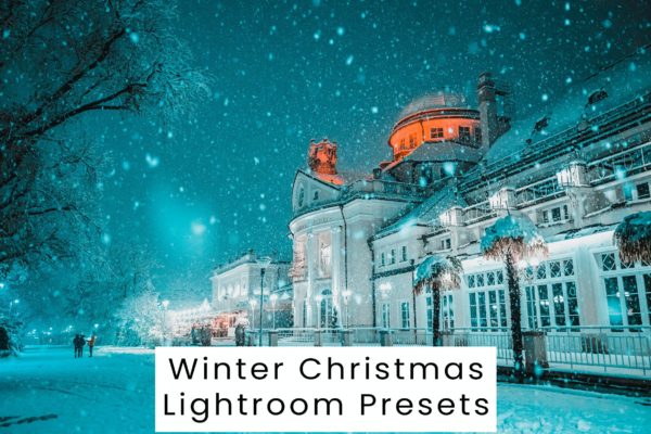 现代老式冬季圣诞节电影婚礼摄影照片LR调色预设 Winter Christmas Lightroom Presets