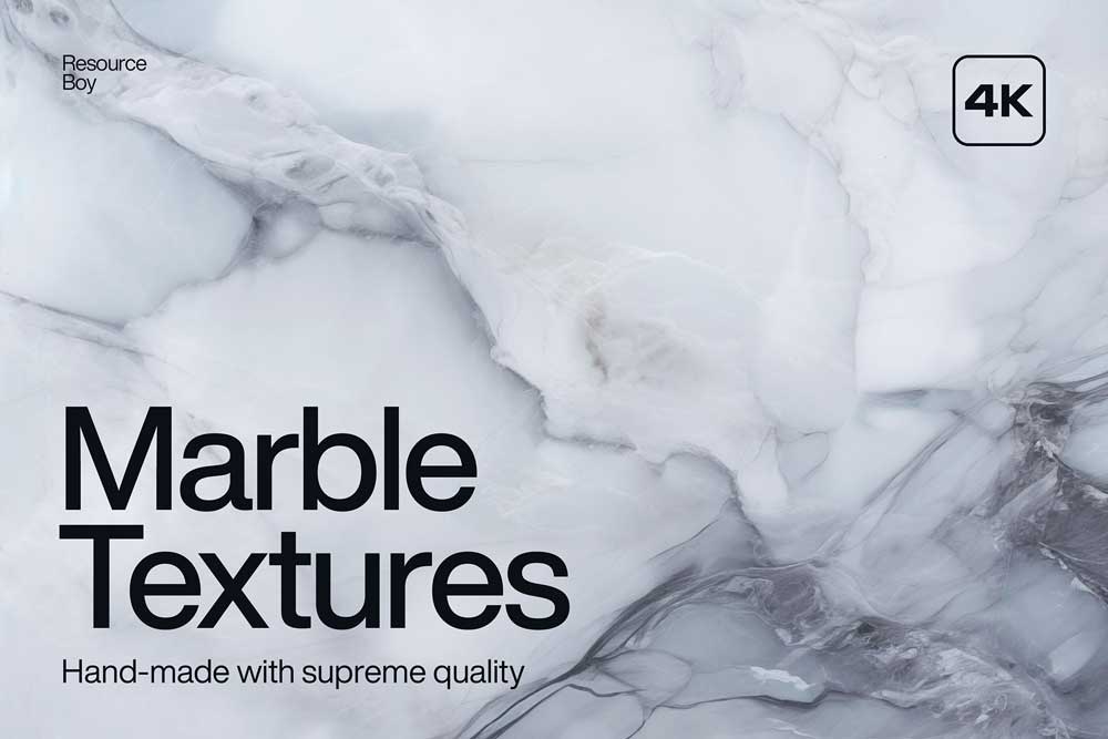 300款逼真高清多样大理石纹理背景图片设计素材 300 Marble Textures插图