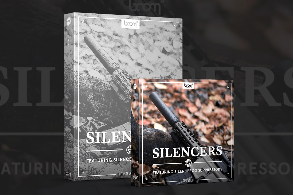 7322组军事题材电影战争武器开枪射击弹跳子弹飞越呼啸音效 Boom Library SILENCERS插图