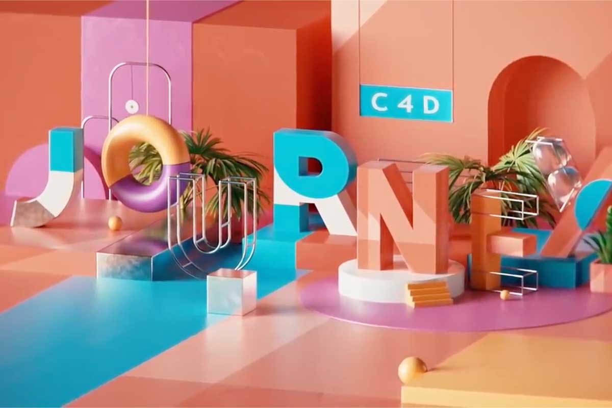 C4D动画建模渲染合成全面基础入门教程 Motion Design School – Cinema 4D Journey插图