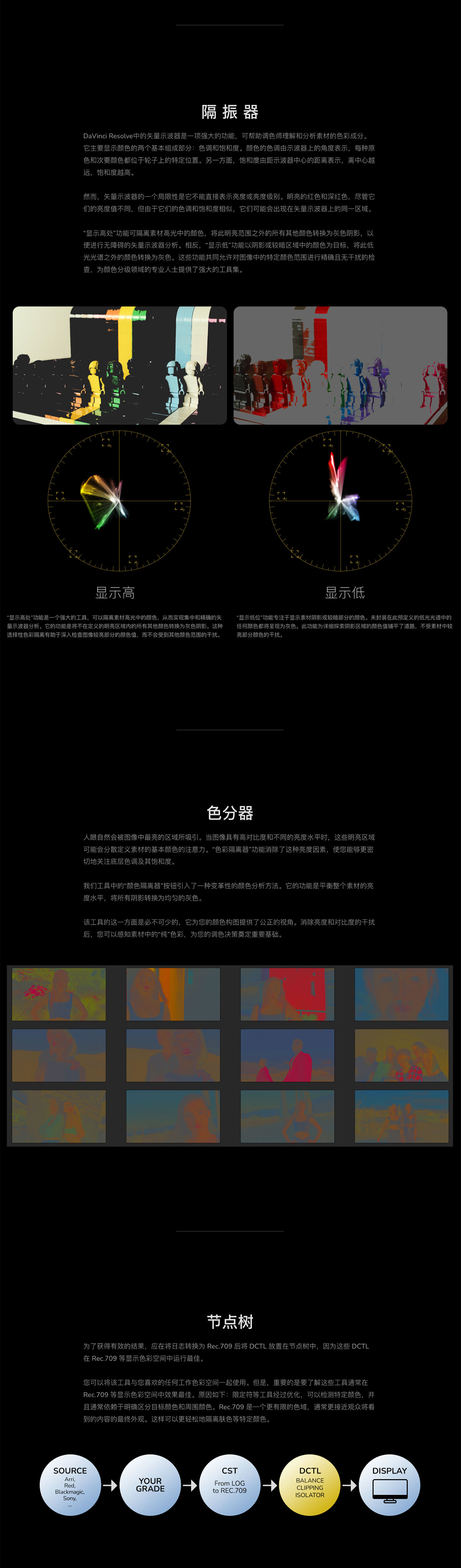 [更新v2.0版本] 达芬奇肤色暗黑曝光白平衡色彩校正调色DCTL节点预设 Mononodes – UTILITY DCTLS V2.0插图5