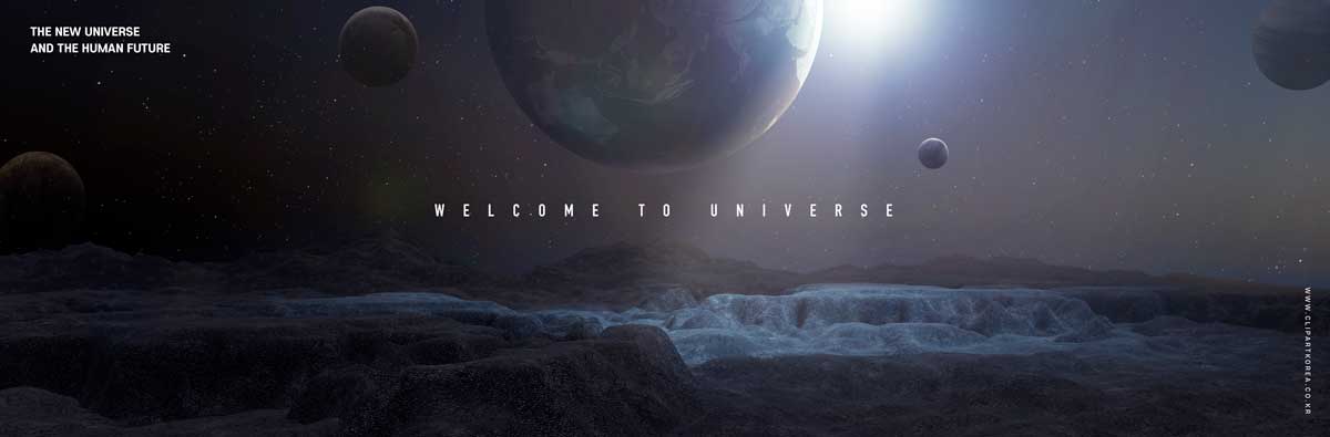 13款未来科幻宇宙外太空数码星球行星科技海报Banner主视觉设计PSD分层模板素材 Sci-fi universe planet poster template插图13