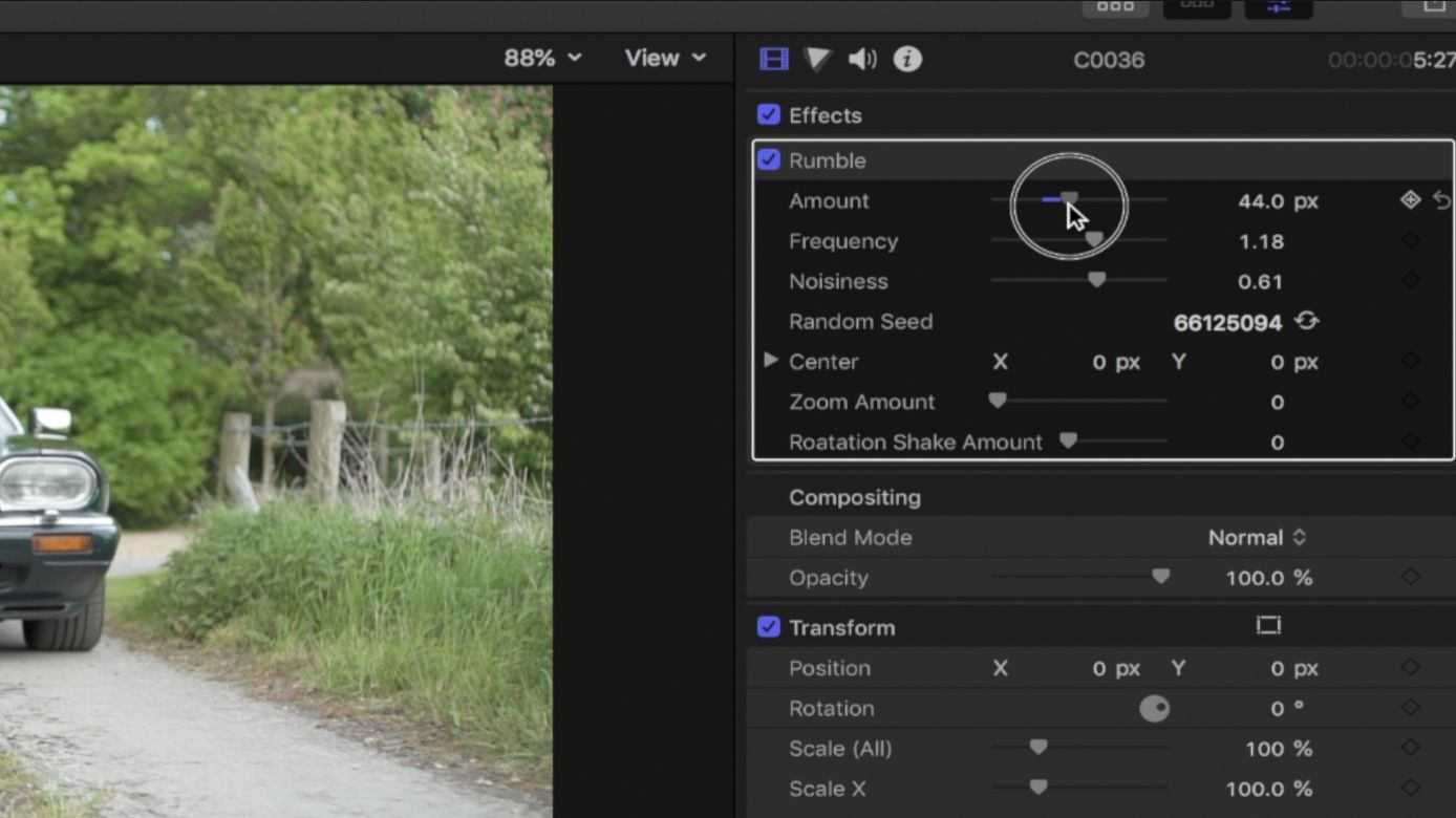 Fcpx插件 11组相机摇晃震动抖动移动效果视频特效 Ryan Nangle – Shake Effects Pack插图3