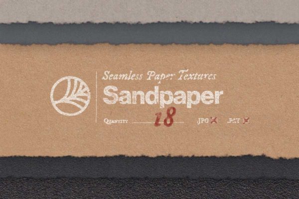 18款高清4K方形粗糙磨砂砂砾纹理纸张无缝隙背景图片设计素材 Seamless Paper – Sandpaper