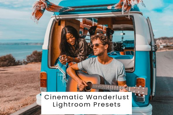 复古怀旧赛博朋克电影婚礼博主摄影照片Lightroom调色预设 Cinematic Wanderlust Lightroom Presets