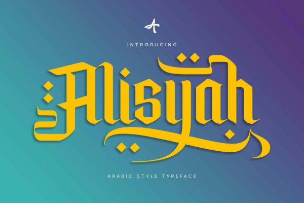 优雅品牌海报徽标设计衬线英文字体安装包 Alisyah