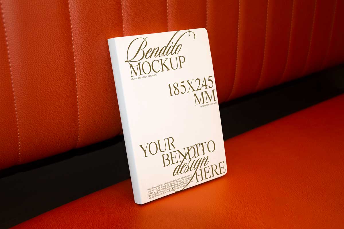 12款时尚优雅精装硬皮画册书籍封面展示效果图PSD样机模板素材 Bendito Mockups vol.3 – Books插图7