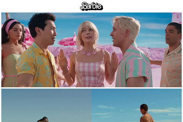 《芭比》好莱坞电影风格粉色色调色彩分级视频调色LUT预设 Movie LUTs – Barbie