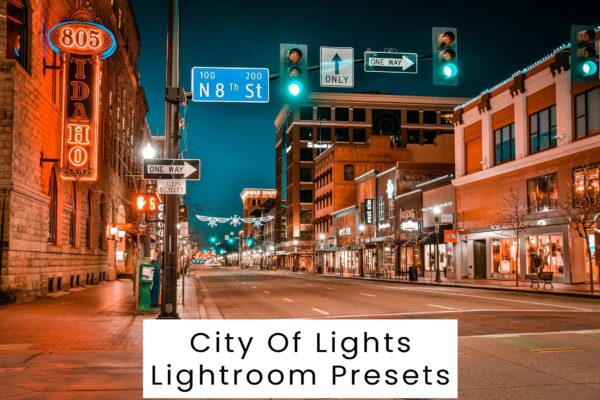 复古怀旧赛博朋克电影美学婚礼都市摄影照片调色Lightroom预设 City Of Lights Lightroom Presets