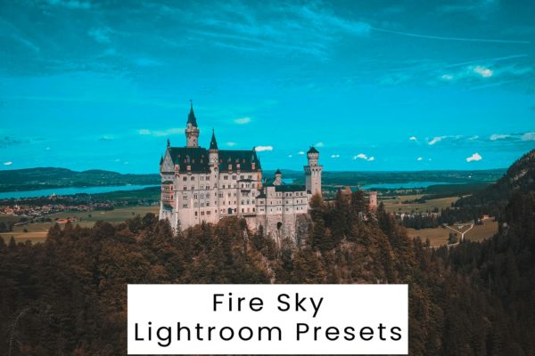 复古怀旧赛博朋克电影婚礼肖像摄影照片调色Lightroom预设 Fire Sky Lightroom Presets