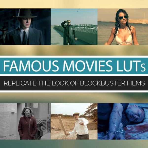 20套好莱坞电影美学视频色彩分级调色LUT预设包 Tom Antos Films – Famous Movie LUTs