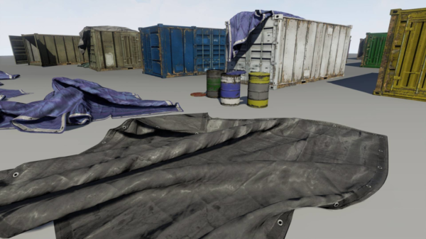 UE素材 虚拟引擎工业道具3D模型设计素材 Unreal Engine Marketplace – Industrial Prop Set