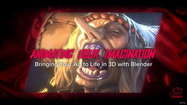 Blender女巫精灵人物角色建模材质灯光渲染教程  Animating Your Imagination Bringing Your Art to Life in 3D