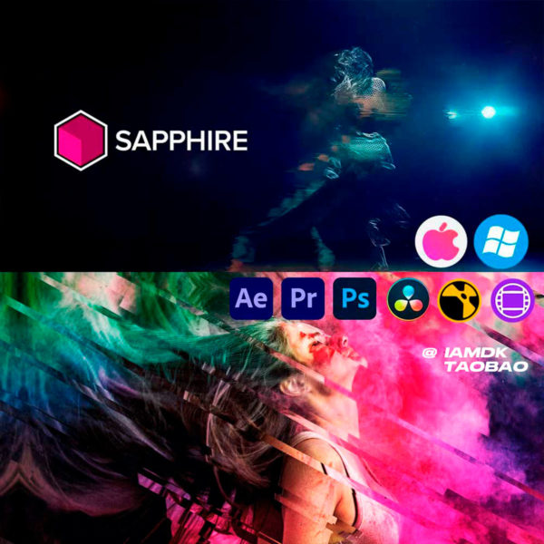 蓝宝石2024 AE/PR/PS/达芬奇/Nuke视频特效转场插件Win/Mac英文版 BorisFX Sapphire 2024