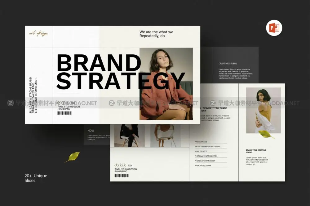 现代简约品牌营销策划演示文稿设计Keynote+ppt模板 Brand Strategy Keynote+PowerPoint插图