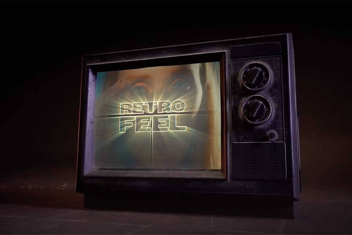 AE模板 9组复古旧电视显示器VHS效果模拟标题LOGO动画特效 VHS Mood Titles & Logo