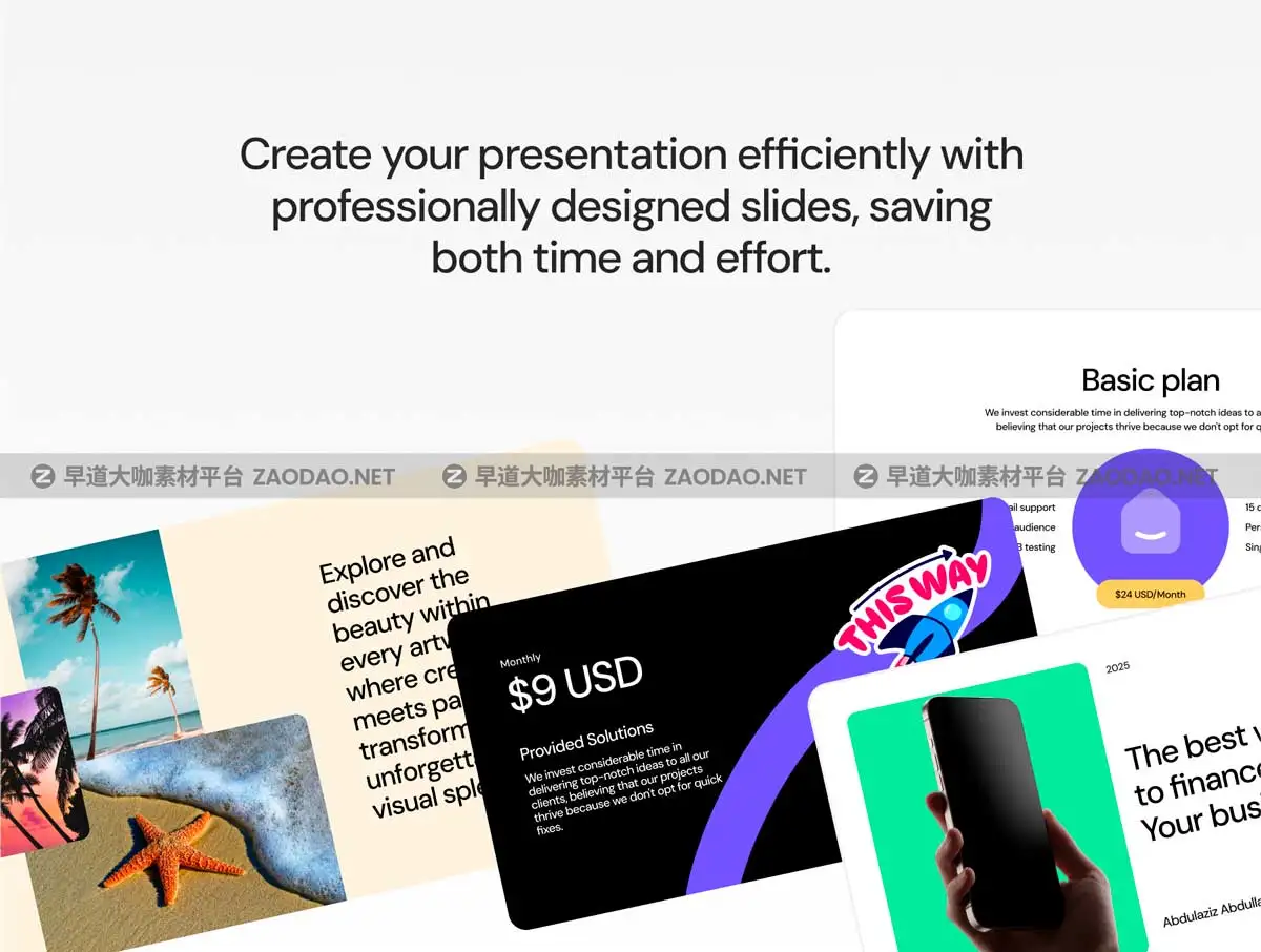 167页创意个人简历设计作品集图文排版幻灯片Figma/PPT/Key格式素材 SlideKit Pro: The Ultimate Presentation Toolkit插图1